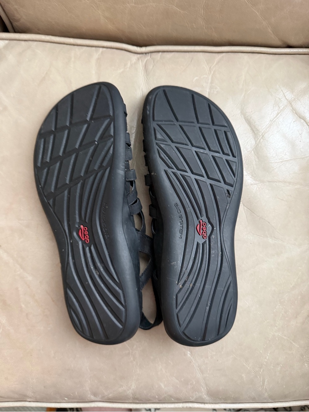 Abeo black adjustable sandals SZ9.5 - Picture 5 of 5